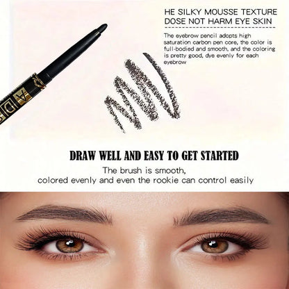 3PCS/9PCS Long-Lasting Waterproof Black Eyeliner Pencil -Smudge-Proof Sweat-Resistant for Bold Eye Makeup, ldeal Gift - imag…