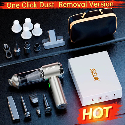 SZUK C012MAX Car Vacuum Cleaner Strong Suction Cleaning Mini Machine Wireless Portable Handhled Blower Machine Home Applianc…