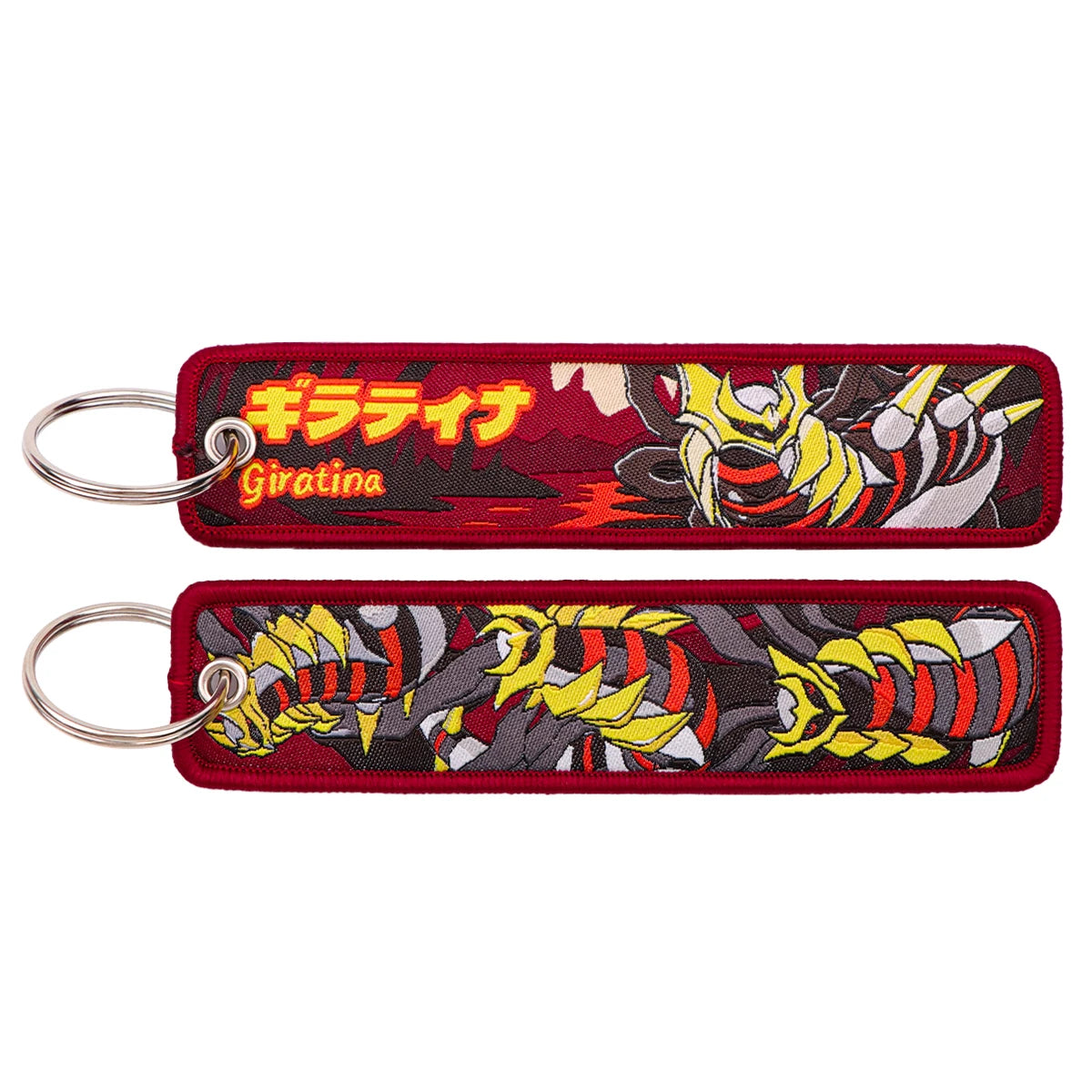 Japanese Anime Elf Monsters Keychain for Cars Backpack Key Holders Embroidery Keyrings Key Tag Jet Tag Accessories Gifts 1pc…