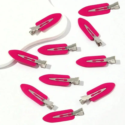 10pcs/set No Bend Seamless Hair Clips Side Bangs Barrette Makeup Washing Face Accessories Women Girls Styling Hairpins - ima…