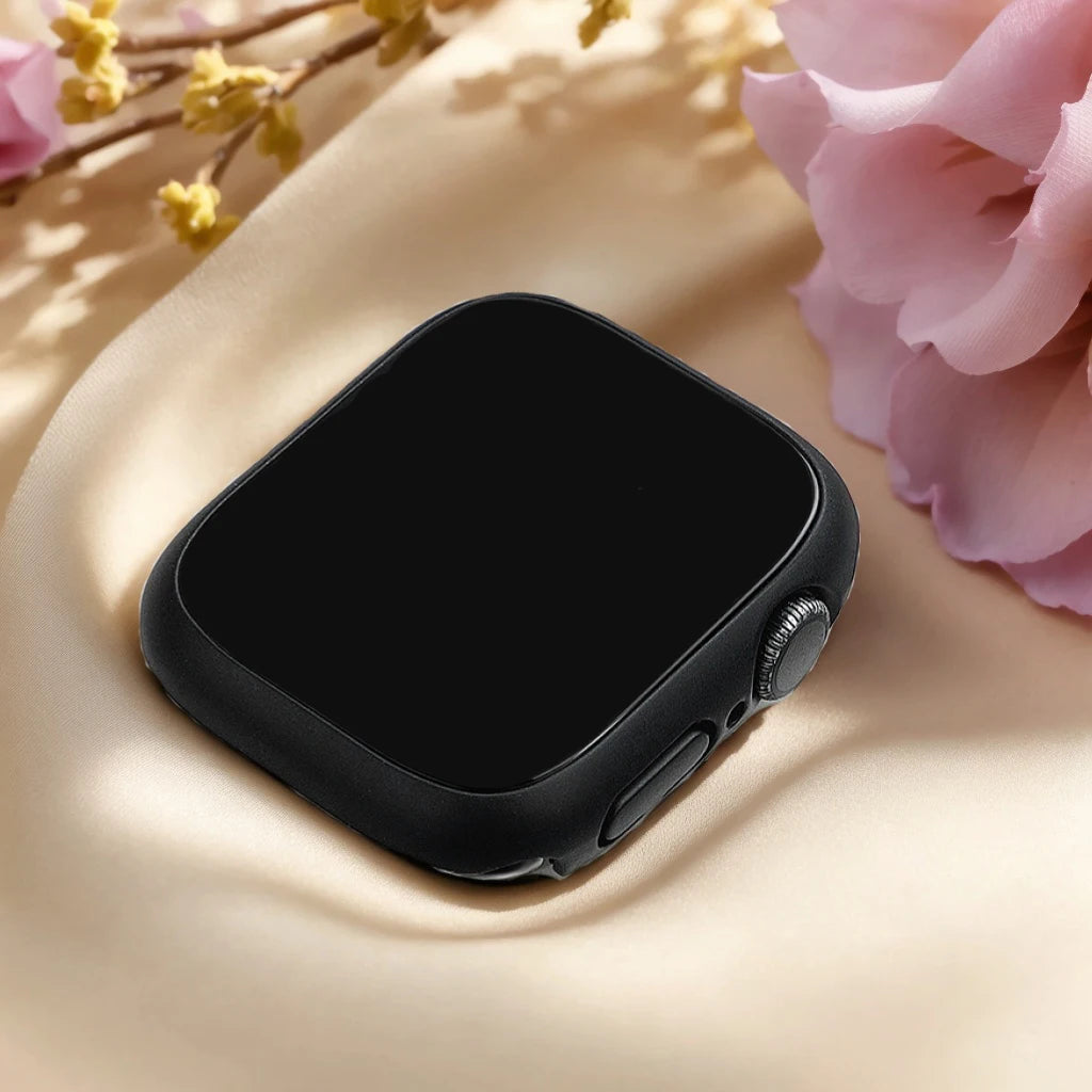 Tempered Glass+Case For Apple Watch 38mm 40mm 41mm 42mm 44mm 45mm 46mm Screen Protector Protective Cover iWatch 10 8 7 9 6 S…