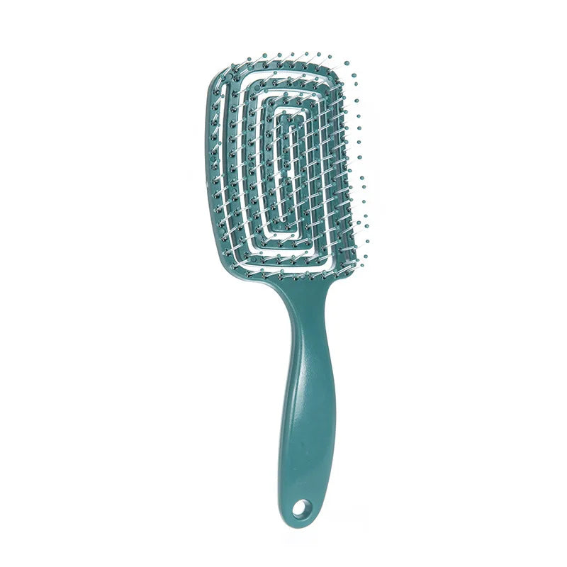 WANMEI Volumizing Detangling Hair Massage comb Hair Massage Comb with Hollowed-Out Design hair styling tools for real hair w…