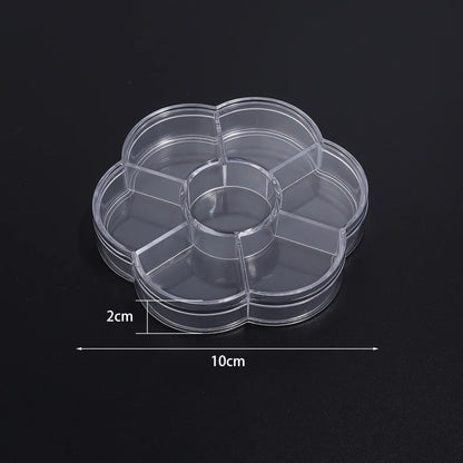1 Pc Plastic Jewelry Box 5-28 Compartment Slot Organizer Storage Beads Container Adjustable Jewelry Storage Box Rectangle Ca…