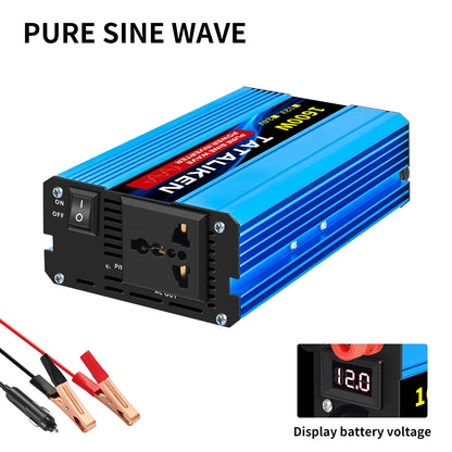 Pure Sine Wave Inverter 1000W-4000W DC 12V and 24V to AC 220V 50hz Power Inverter Charger Adapter Universal Socket - image 16