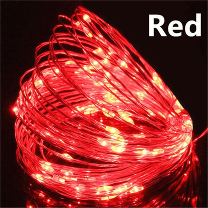 USB Led Fairy Lights Copper Wire String 20M 200LED Holiday Outdoor Lamp Garland For Christmas Tree Wedding Party Decoration…