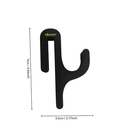 3D Shower Door Towel Hook for 8mm Glass Doors Bathroom Hanger for Clothes Towel Bathrobes Laundry Dormitory Apartment - imag…