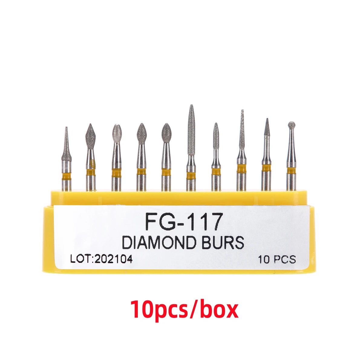 1BOX Azdent DENTAL Diamond Bur Kit With Storage Box Various Functions Optional Fit for High Speed Handpiece - image 7