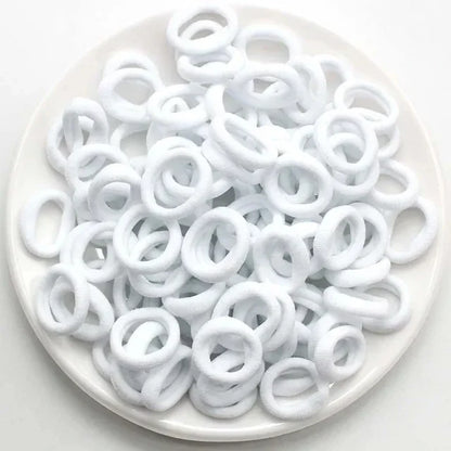 200-1000pcs Women Girls Colorful Nylon Elastic Hair Bands Ponytail Hold Small Hair Tie Rubber Bands Scrunchie Hair Accessori…