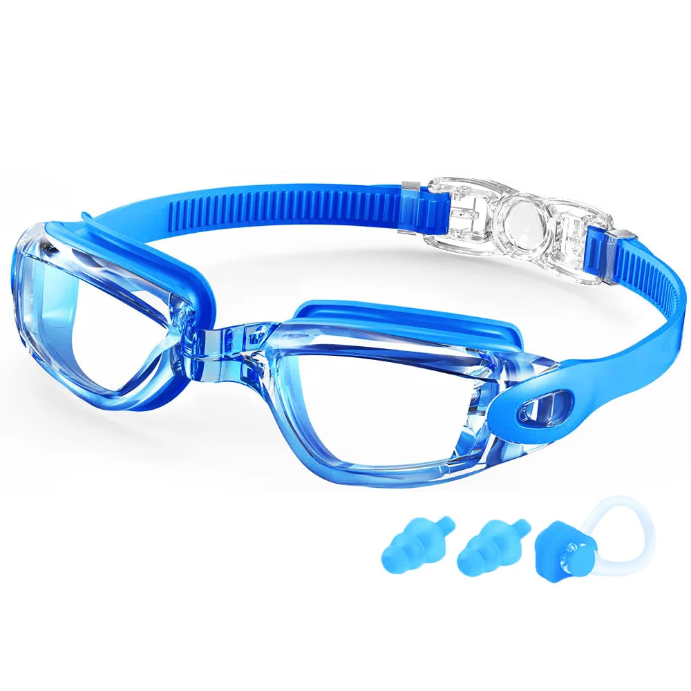 Swimming Goggles Professional Waterproof Swim Eyewear Glasses Anti-fog 100% UV Protection No Leaking For Adult Men Women You…