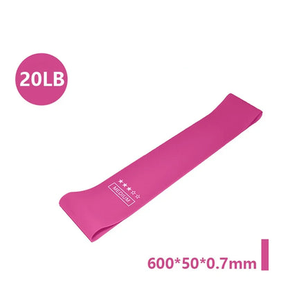Portable Fitness Workout Equipment Rubber Resistance Bands Yoga Gym Elastic Gum Strength Pilates Crossfit Women Weight Sport…