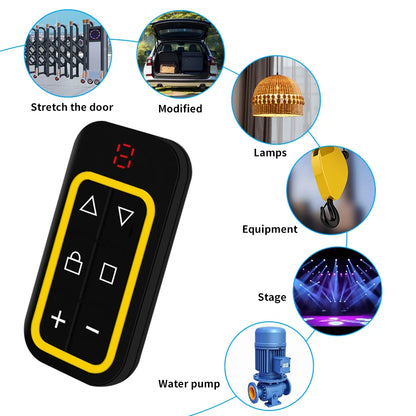 Universal Garage Remote Control Gate Key Duplicator Clone Multi-frequency Garage Door Controller 8 Channels 300-915Mhz 433Mh…