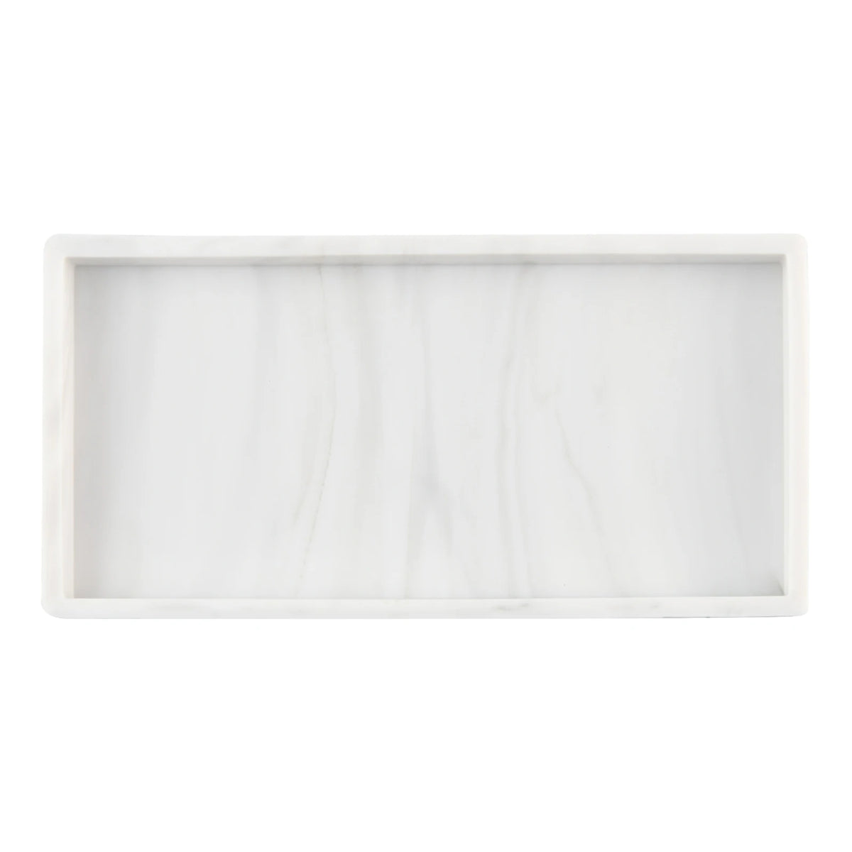 Silicone tray for bathroom countertops, hand sanitizer shampoo storage tray, jewelry display tray for decorative storage - i…