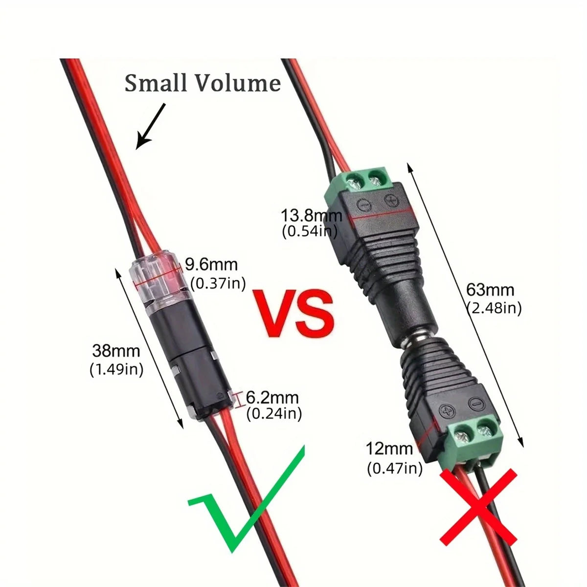 Electric Wire Connector No Strip Quick Dual Line Cable Interconnection Detachable Automotive Terminal Plug Universal Quality…