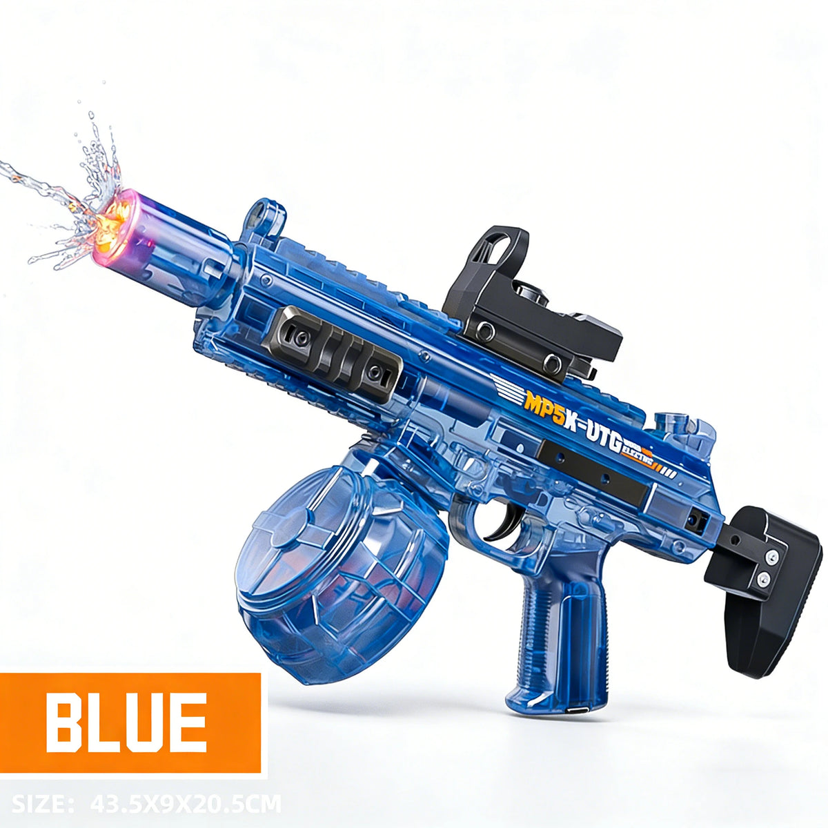 Simulated Firing and Recoil Electric Water Gun Toys Children Automatic Sensor Lights Water Pistol Summer Outdoor Beach Kids…