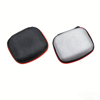 Earphone Storage Bag Square Headset Box Indoor Outdoor Travelling Earphones Storaging Case Accessories with Zipper - image 6