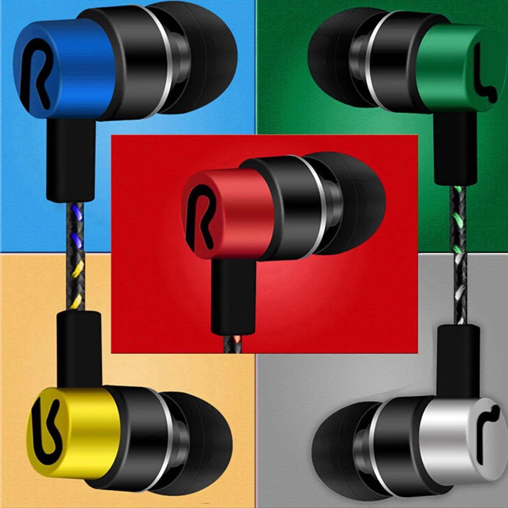 3.5mm In-Ear Wired Headphone 2 Basic Box Bass Stereo Earbuds Mobile Headphone Noise Cancelling Superb Bass Stereo Earphone -…