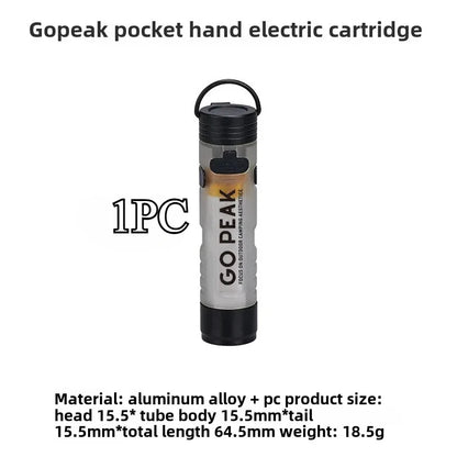 GOPEAK Pocket Mini Flashlight Outdoor Key Clip Cap Ambient Led Long Endurance Disaster Relief Emergency 5050 Small Light - i…