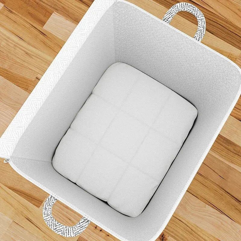 1pc Household Large Capacity Storage Bag Non-woven Material, Closet Wardrobe Organizer Can Be Used For Quilt Clothing, Toys…