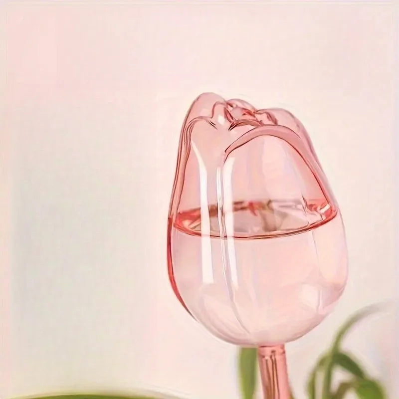 Pink Tulip Plant Watering Balls, Suitable for Indoor and Outdoor Plants, Automatic Plant Drippers, and Automatic Watering -…
