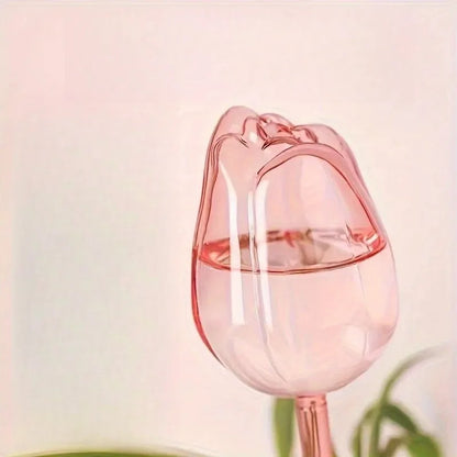Pink Tulip Plant Watering Balls, Suitable for Indoor and Outdoor Plants, Automatic Plant Drippers, and Automatic Watering -…