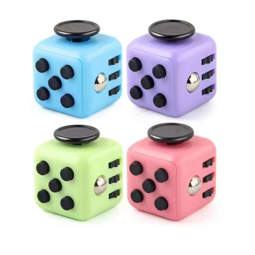 Fidget Cube Antistress Hand Spinner Decompression Toy for Autism ADHD Anxiety Sensory Toys for Kids Adults Stress Relief Toy…