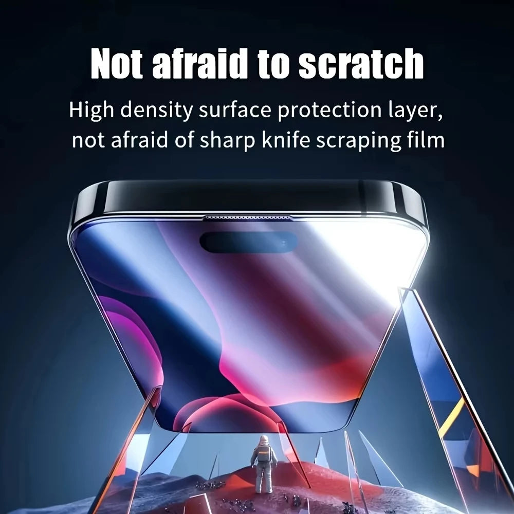 1-5PCS Easy Install HD Screen Protector For iPhone 17 Pro Max 18 15 16 13 11 14 16e 12 Mini XR X Xs 7 8 Plus Air Tempered Gl…