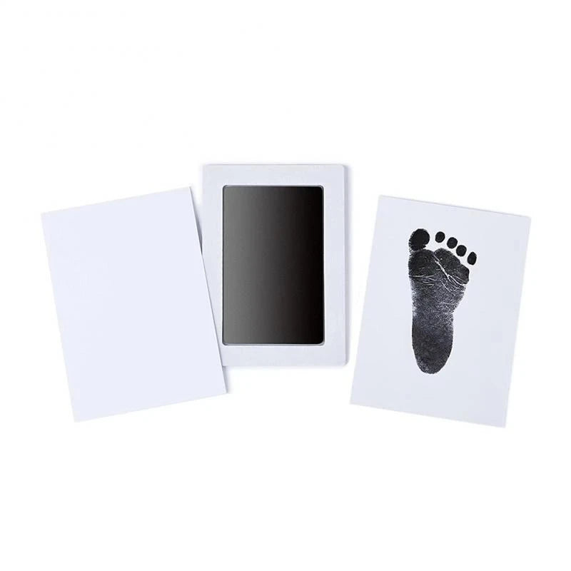 Newborn Baby DIY Hand And Footprint Kit Ink Pads Photo Frame Handprint Toddlers Souvenir Accessories Safe Clean Baby Shower…