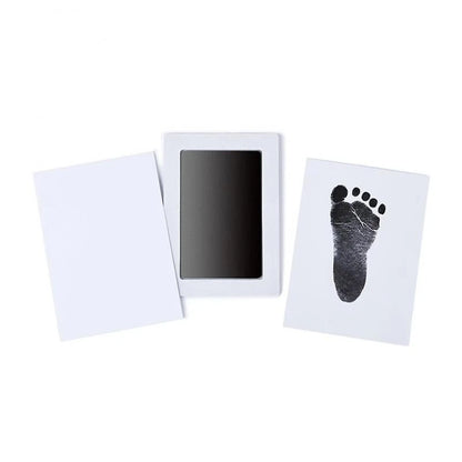 Newborn Baby DIY Hand And Footprint Kit Ink Pads Photo Frame Handprint Toddlers Souvenir Accessories Safe Clean Baby Shower…
