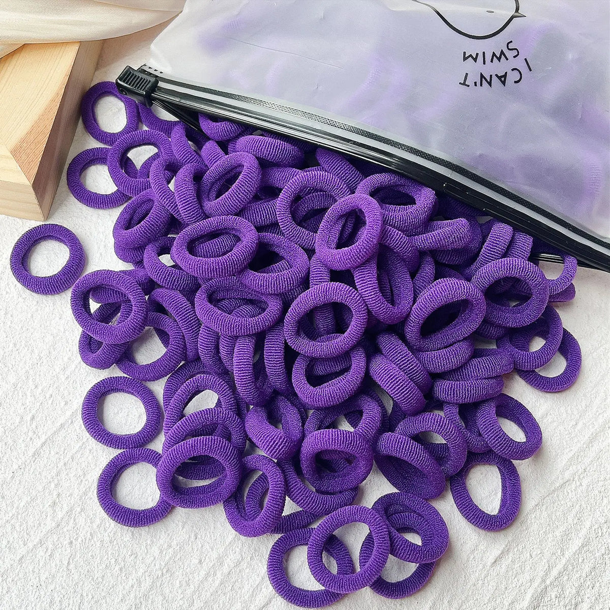 20/50pcs Kids Elastic Hair Bands Girls Sweets Scrunchie Rubber Band for Children Hair Ties Clips Headband Baby Hair Accessor…