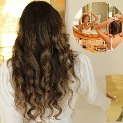 1-2Set Woman Heatless Curling Rod Heatless Hair Curls Headband Make Hair Soft Shiny Hair Curler Hairdressing Tools Accessori…