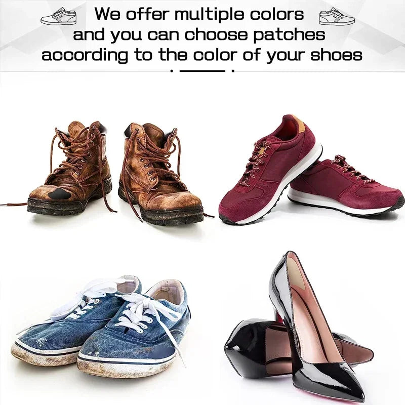 6pcs Sports Shoes Repair Stickers Suede Heel Protector Anti-Wear Repair Holes Self-adhesive Patches Insoles Pad Foot Care In…
