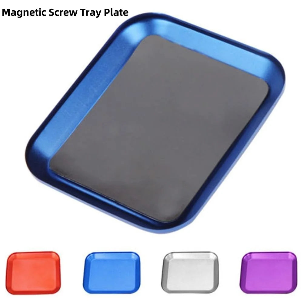 RC Repair Tool Aluminium Alloy Magnetic Screw Tray Plate For Airplane Car Boat Crawler Axial SCX10 D90 D110 Model Repair Too…