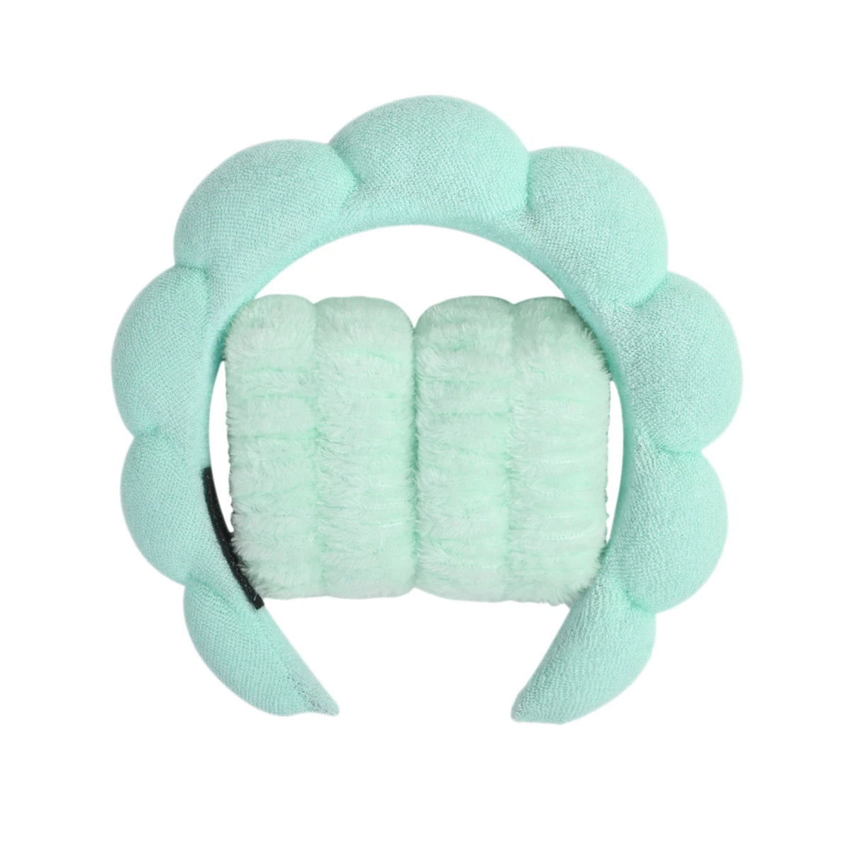 1/3Pcs Fashion Microfiber Washing Wristbands Scrunchies Puffy Headband Spa Bubble Headband for Washing Face Makeup Shower Sk…