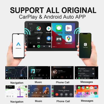 XUDA 2in1 Wireless CarPlay Adapter Android Auto AI Smart Box Car Intelligent Systems For VW Toyota Nissan Honda Ford Benz -…