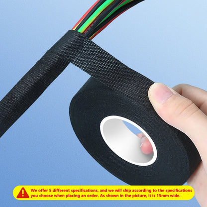 iLMH High Temperature Wire Harness Cloth Tape Automotive Cable Loom Heatproof Fabric Adhesive Tape, Engine Electrical Insula…
