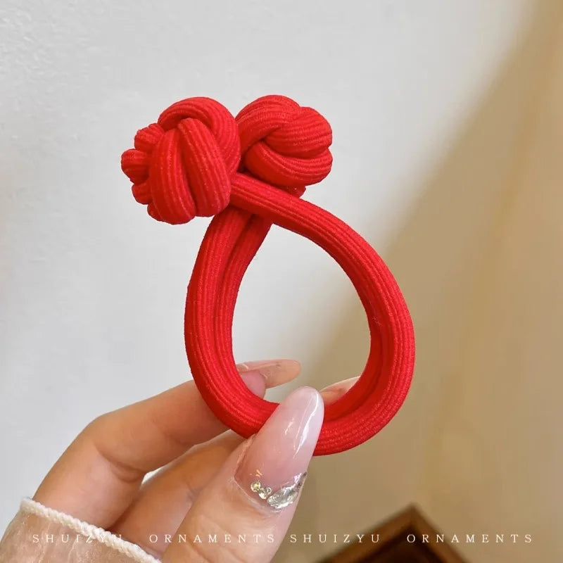 Simplicity Stretch Rubber Hair Ties for Women High Elasticity Fashion Girl Head Rope Scrunchie Hair Accessories - image 19