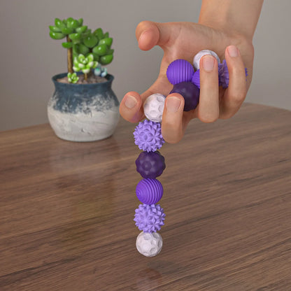 Silicone Magnetic Sensory Balls Fidget Toy Worry Balls Autism Calming Fidgeting Toy Anxiety Relief Stress Sensory Toy - imag…