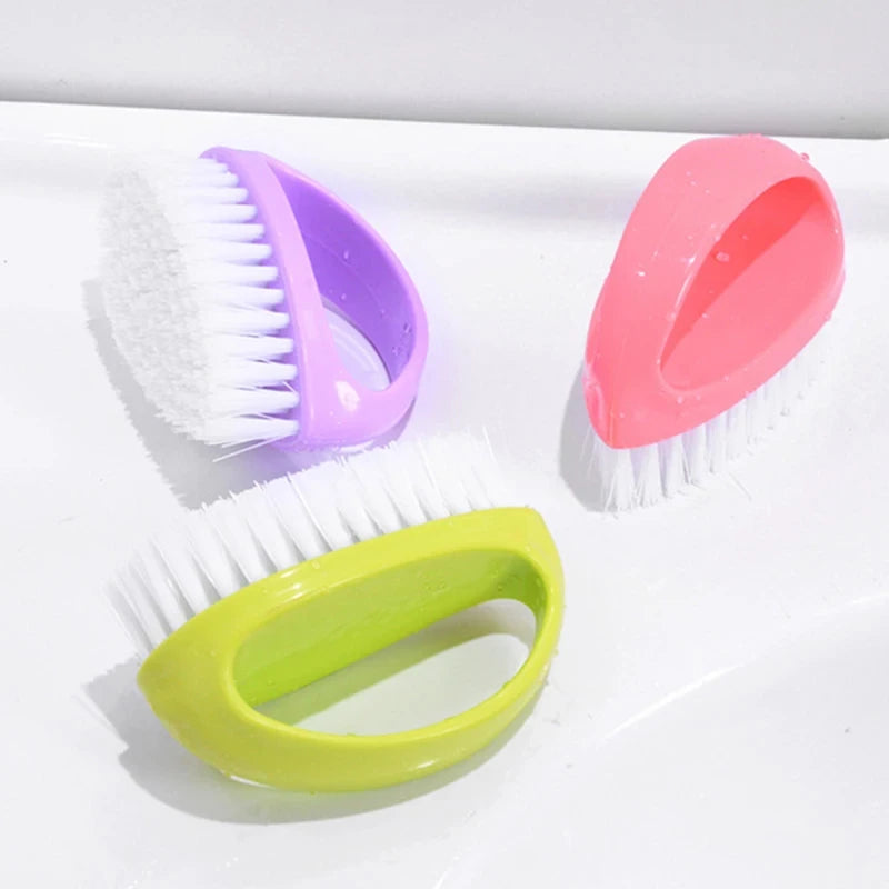 Colorful Multi-Purpose Cleaning Brush with Ergonomic Handle and Non-Scratch Bristles – Ideal for Bathroom, Kitchen, Tiles, F…