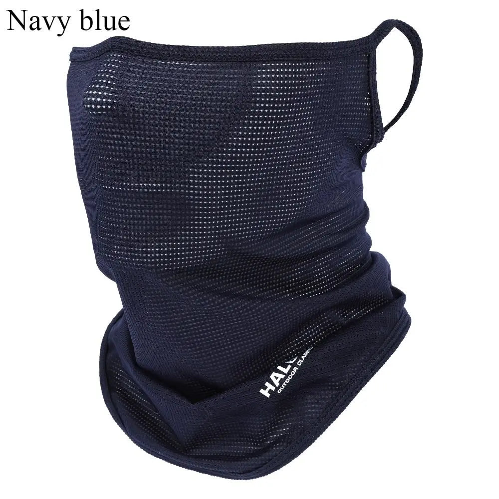 Full Face Mask Balaclava Breathable Sun UV Protection Summer Ice Silk Sun Protection Bike Mask Motorcycle Scarf Neck Gaiter…
