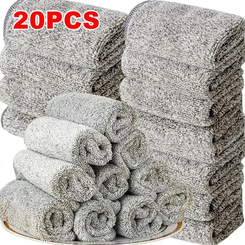 Microfiber Cleaning Cloths for Bicycle Car Kitchen Towel Absorbent Soft And Stain-removing Cloth Reusable Cleaning Towels -…