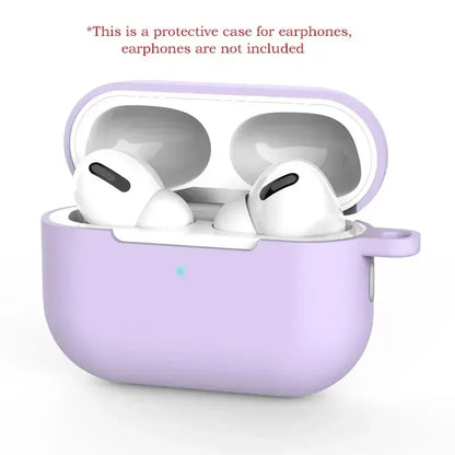 For AirPods Pro Protective Case Silicone New Solid Color Apple Bluetooth Headset Soft Case Protective Cover - image 9