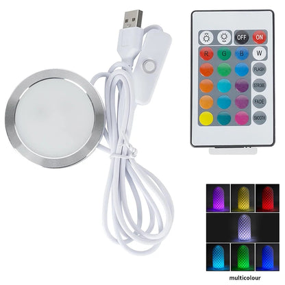 For Bambu Lab LED Lamp Kit Adjustable Light Kit RGB Light Parts Hardware DIY Model White/Cold/Warm Lights Without Lamp Shell…