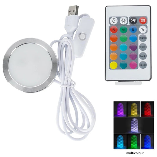 For Bambu Lab LED Lamp Kit Adjustable Light Kit RGB Light Parts Hardware DIY Model White/Cold/Warm Lights Without Lamp Shell…