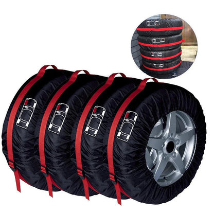 Tire Storage Bags Dustproof Waterproof S/L Universal Car Spare Cover Case Polyester Vehicle Wheel Protector Portable Wheel B…