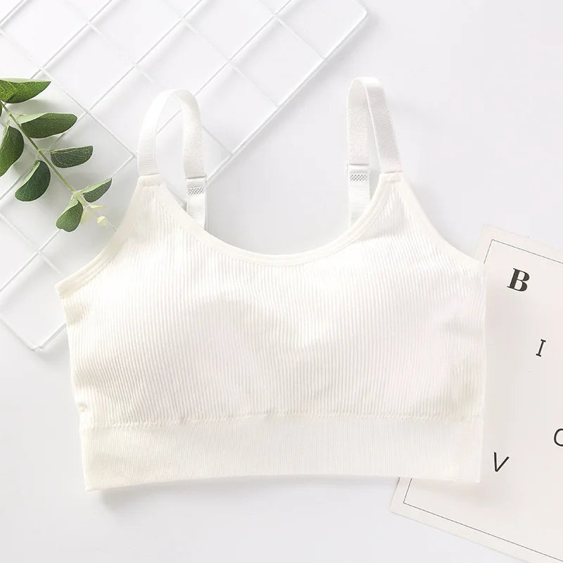 Sexy Underwear Women Gather No Steel Ring Lingerie Bra Tube Top Wrapped Chest Beauty Back Actival Cotton Thin Section Tube T…