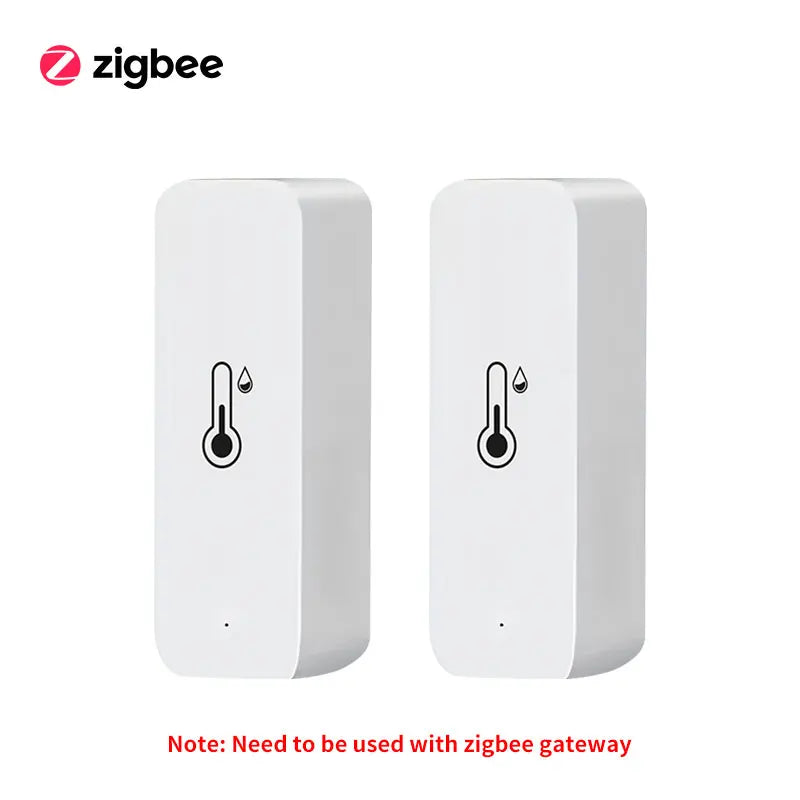 Tuya Wifi/Zigbee Temperature And Humidity Sensor Indoor Thermometer Smart Life Control For Home Work With Alexa Google Assis…