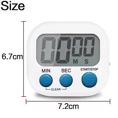 1PC LCD Digital Kitchen Timer Magnetic Cooking Large Count Down Up Clear Loud Alarm Stonego Home Kitchen Accessories - image…