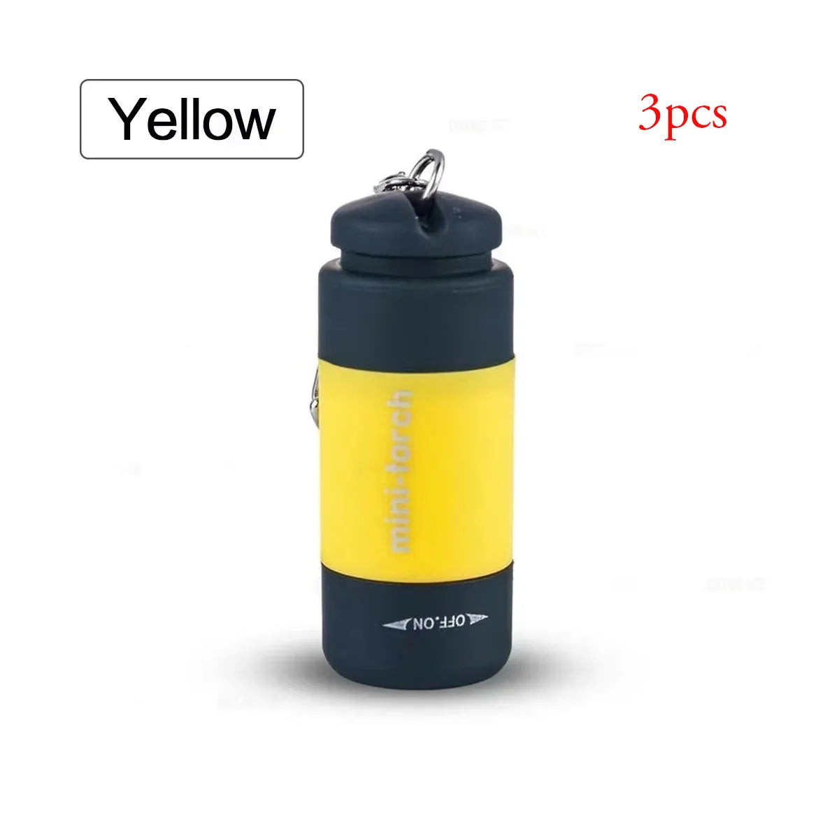 Pocket Keychain Flashlight Waterproof Outdoor Hiking Camping Mini FlashlightUSB Rechargeable LED Multifunctional Strong Ligh…