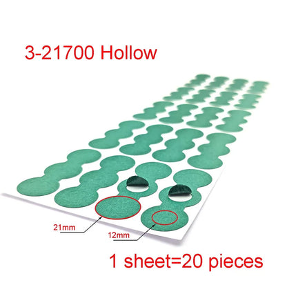 18650 21700 32650 Li-ion Battery Insulation Gasket Barley Paper Battery Pack Cell Insulating Glue Patch Electrode Insulated…