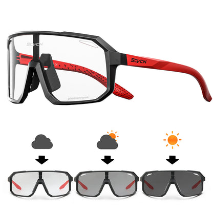 SCVCN New Cycling Glasses Bike Sunglasses Men UV400 Eyewear Outdoor Sports MTB Goggles Bicycle Women Riding Hiking Sunglasse…